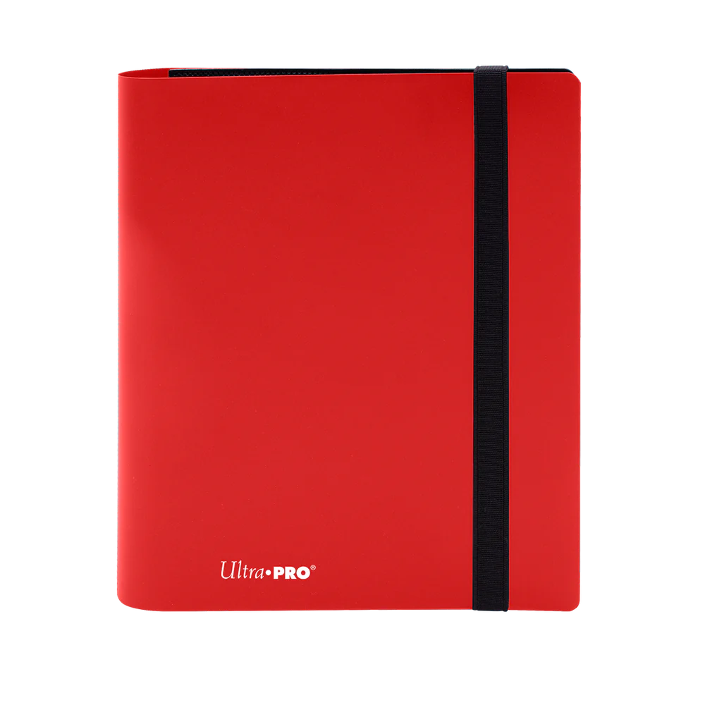 Ultra Pro - Eclipse 4-Pocket PRO Binder - Apple Red