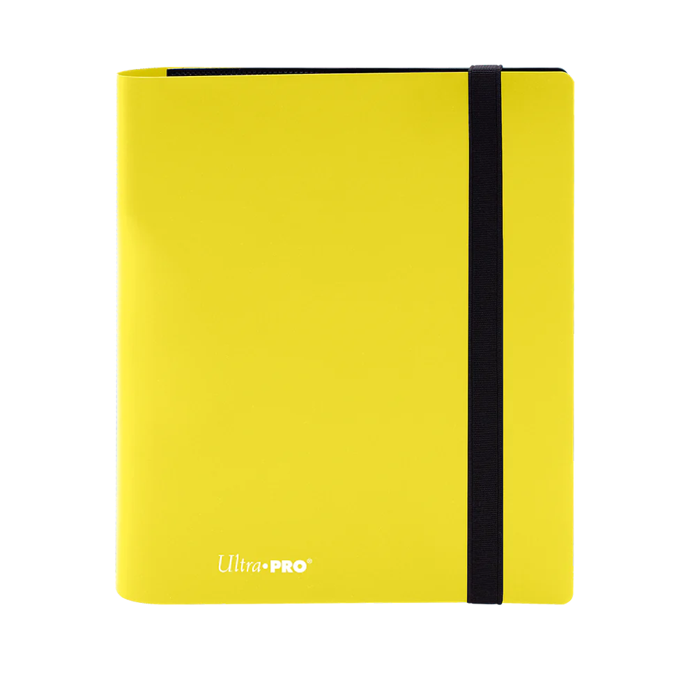 Ultra Pro - Eclipse 4-Pocket PRO Binder - Lemon Yellow