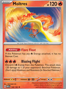 Moltres (146/165) [Scarlet & Violet: 151]