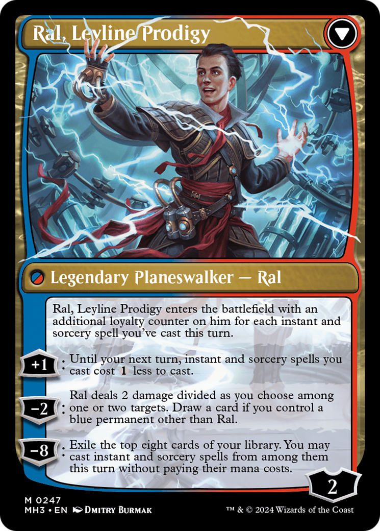 Ral, Monsoon Mage // Ral, Leyline Prodigy (MH3-247) - Modern Horizons 3