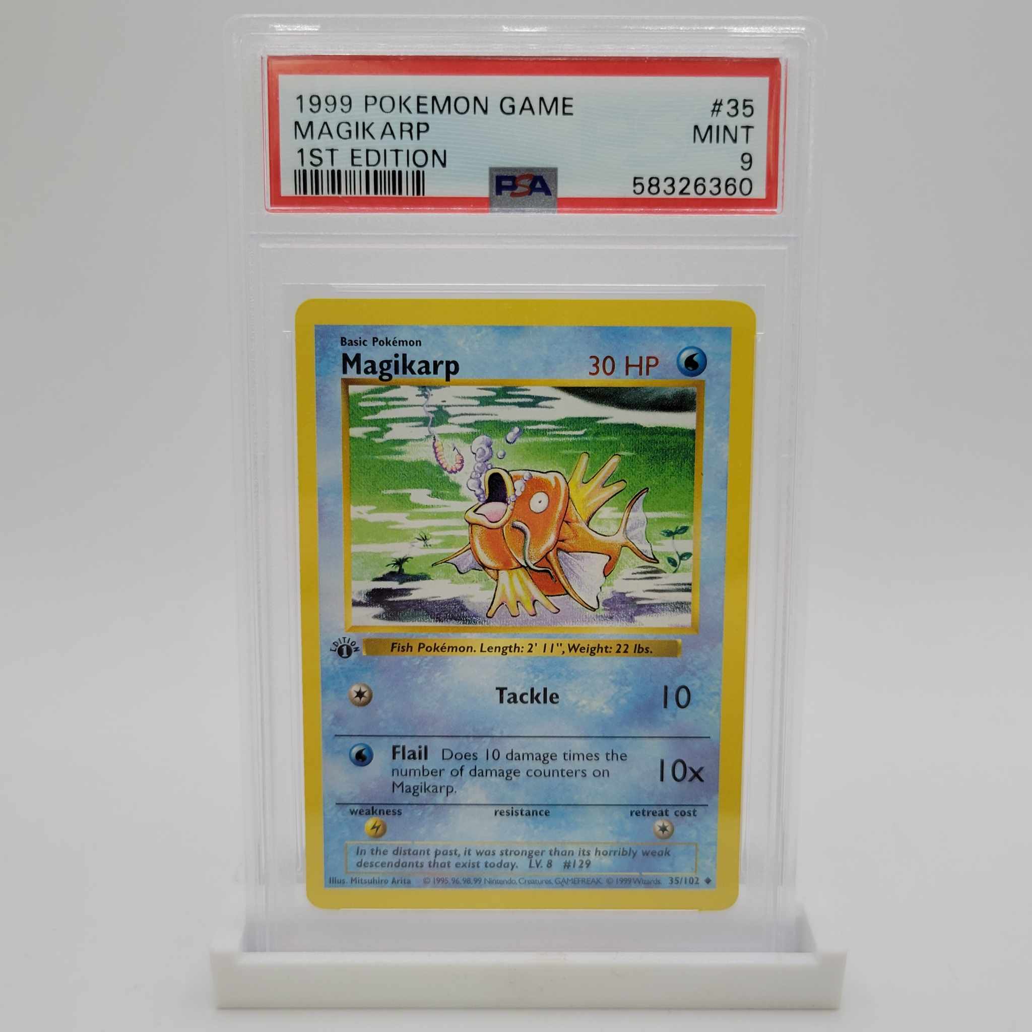 Pokemon bulbasaur cheapest base set bgs 9 mint length eight correction psa cgc