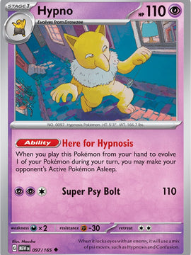 Hypno (097/165) [Scarlet & Violet: 151]