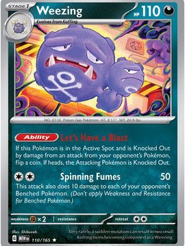 Weezing (110/165) [Scarlet & Violet: 151]