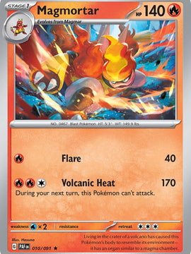 Magmortar (010/091) [Scarlet & Violet: Paldean Fates]