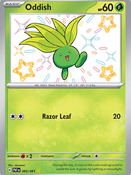 Oddish (092/091) [Scarlet & Violet: Paldean Fates]