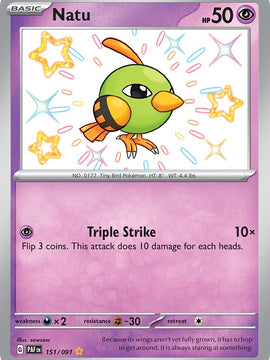 Natu (151/091) [Scarlet & Violet: Paldean Fates]