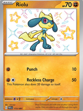 Riolu (173/091) [Scarlet & Violet: Paldean Fates]