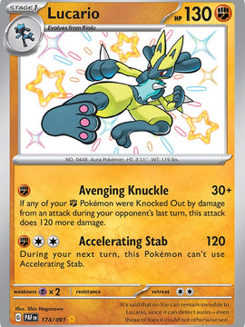 Lucario (174/091) [Scarlet & Violet: Paldean Fates]