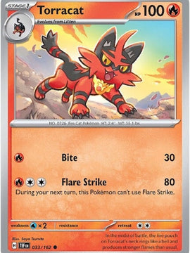 Torracat (033/162) [Scarlet & Violet: Temporal Forces]