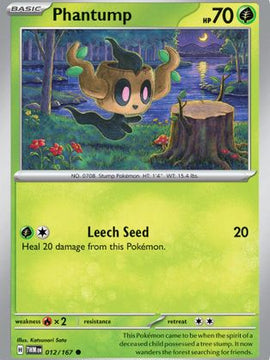 Phantump (12) [SV06: Twilight Masquerade] Reverse Holofoil