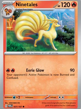 Ninetales (27) [SV06: Twilight Masquerade] Reverse Holofoil