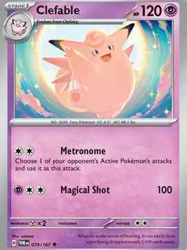 Clefable (79) [SV06: Twilight Masquerade] Reverse Holofoil