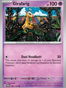 Girafarig (83) [SV06: Twilight Masquerade] Reverse Holofoil