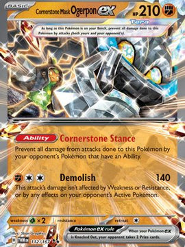 Cornerstone Mask Ogerpon ex (112) [SV06: Twilight Masquerade] Holofoil