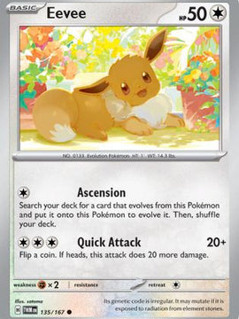 Eevee (135) [SV06: Twilight Masquerade] Reverse Holofoil