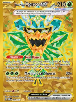 Teal Mask Ogerpon ex (221) [SV06: Twilight Masquerade] Holofoil