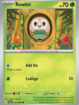 Rowlet (3) [SV: Shrouded Fable]