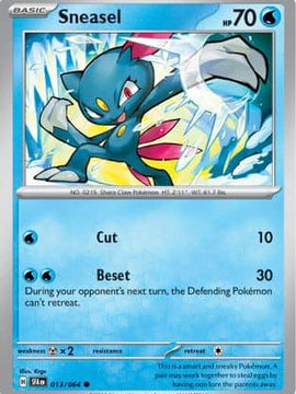 Sneasel (13) [SV: Shrouded Fable] Reverse Holofoil