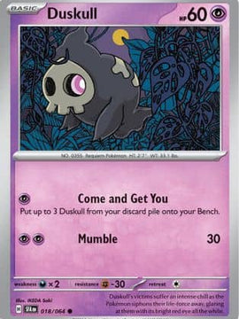 Duskull (18) [SV: Shrouded Fable] Reverse Holofoil