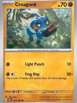 Croagunk (23) [SV: Shrouded Fable] Reverse Holofoil