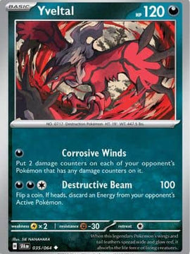 Yveltal (35) [SV: Shrouded Fable] Reverse Holofoil