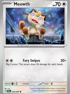 Meowth (48) [SV: Shrouded Fable] Reverse Holofoil