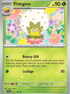 Eldegoss 11 - SV07 Stellar Crown Reverse Holofoil