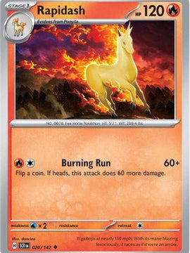 Rapidash 20 - SV07 Stellar Crown