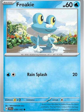 Froakie 39 - SV07 Stellar Crown Reverse Holofoil