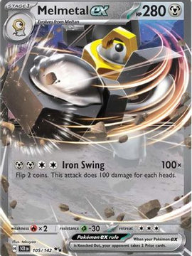 Melmetal ex 105 - SV07 Stellar Crown Holofoil