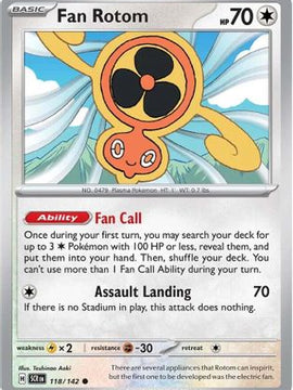 Fan Rotom 118 - SV07 Stellar Crown