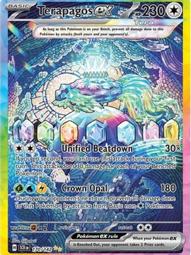 Terapagos ex 170 - SV07 Stellar Crown Holofoil