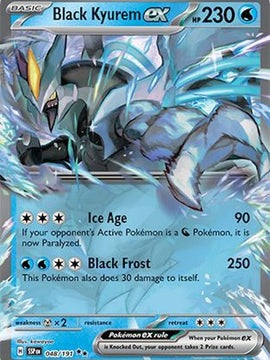 Black Kyurem ex 48 - SV08 Surging Sparks Holofoil