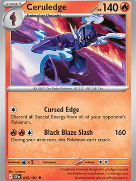 Ceruledge 35 - SV08 Surging Sparks Reverse Holofoil