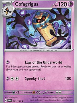 Cofagrigus 83 - SV08 Surging Sparks Holofoil