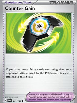 Counter Gain 169 - SV08 Surging Sparks Reverse Holofoil