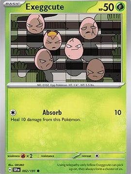 Exeggcute 2 - SV08 Surging Sparks Reverse Holofoil