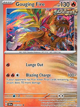 Gouging Fire 38 - SV08 Surging Sparks Reverse Holofoil