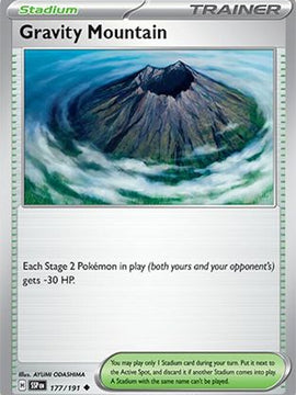 Gravity Mountain 177 - SV08 Surging Sparks Reverse Holofoil