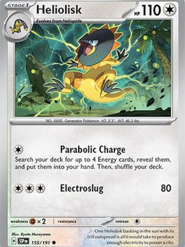 Heliolisk 155 - SV08 Surging Sparks Reverse Holofoil