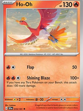 Ho-Oh 19 - SV08 Surging Sparks Reverse Holofoil