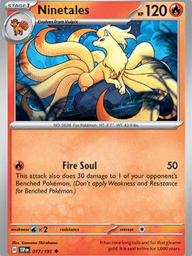 Ninetales 17 - SV08 Surging Sparks