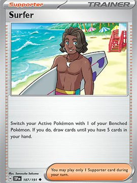 Surfer 187 - SV08 Surging Sparks Reverse Holofoil