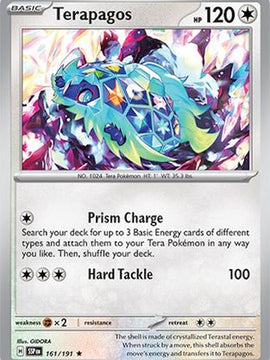 Terapagos 161 - SV08 Surging Sparks Reverse Holofoil