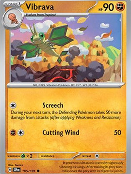 Vibrava 105 - SV08 Surging Sparks Reverse Holofoil