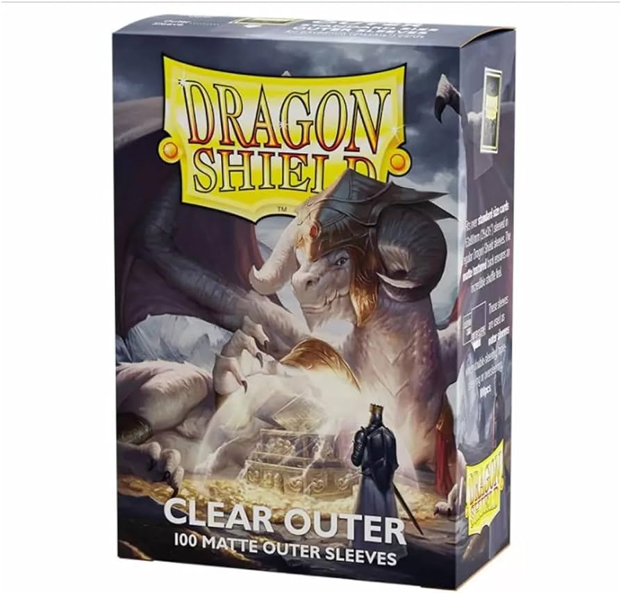 Dragon Shield Outer Sleeves - Matte Clear (100 Count)