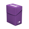 Ultra Pro Solid Color Deck Box - Purple