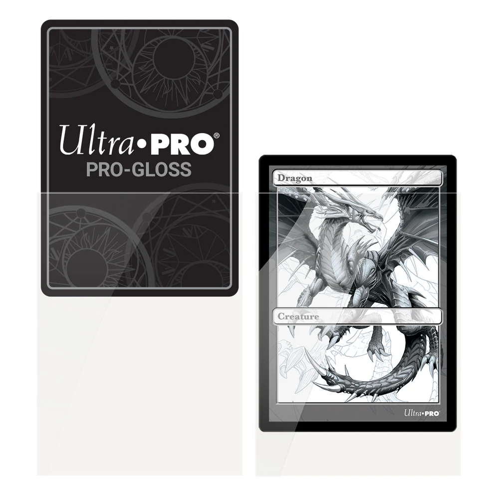 Ultra Pro - Gloss Standard Deck Protector Sleeves - 100 Count - Clear