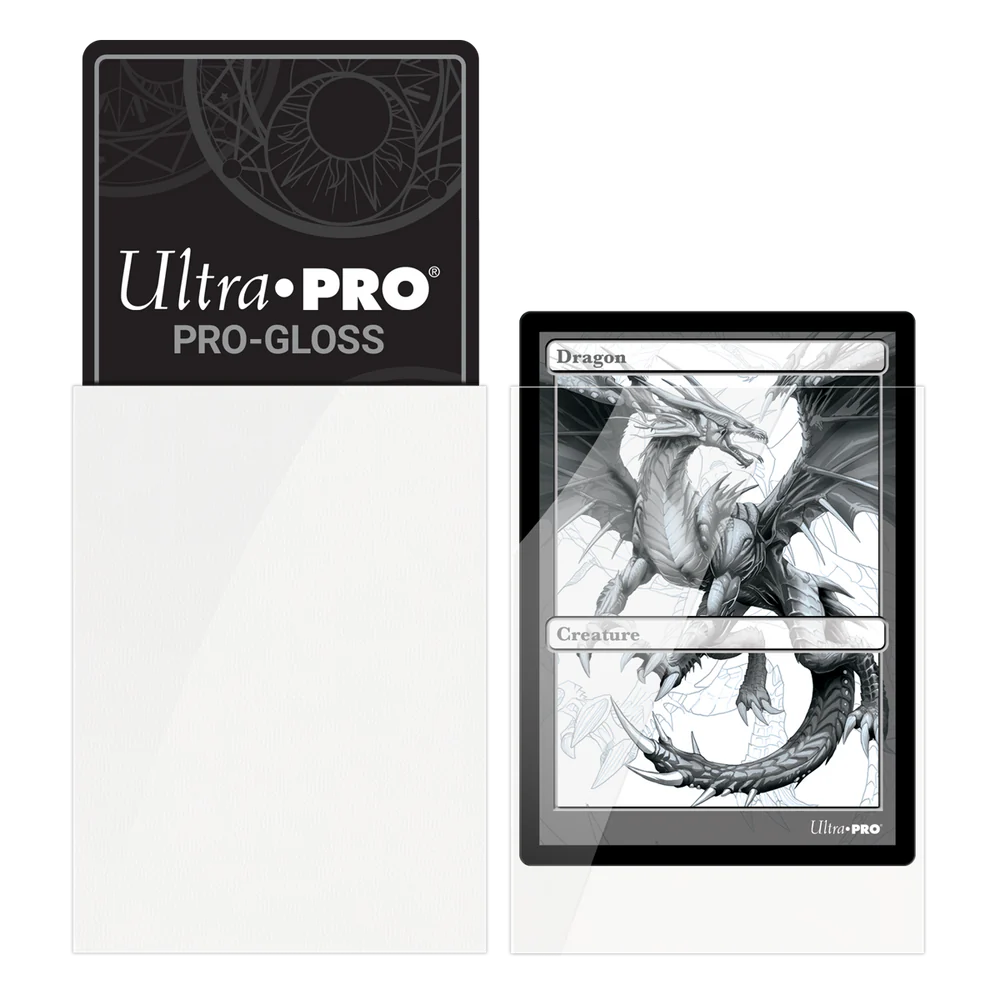 Ultra Pro - Gloss Standard Deck Protector Sleeves - 100 Count - White