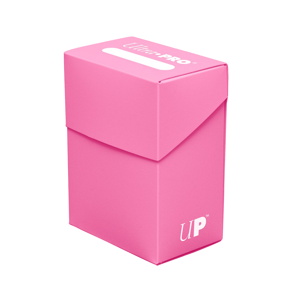 Ultra Pro Solid Color Deck Box - Bright Pink